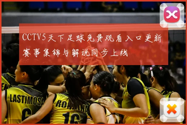 CCTV5天下足球免费观看入口更新 赛事集锦与解说同步上线